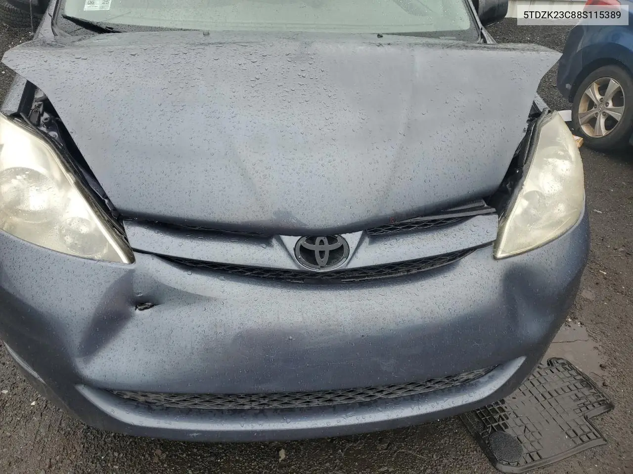 2008 Toyota Sienna Ce VIN: 5TDZK23C88S115389 Lot: 55839035