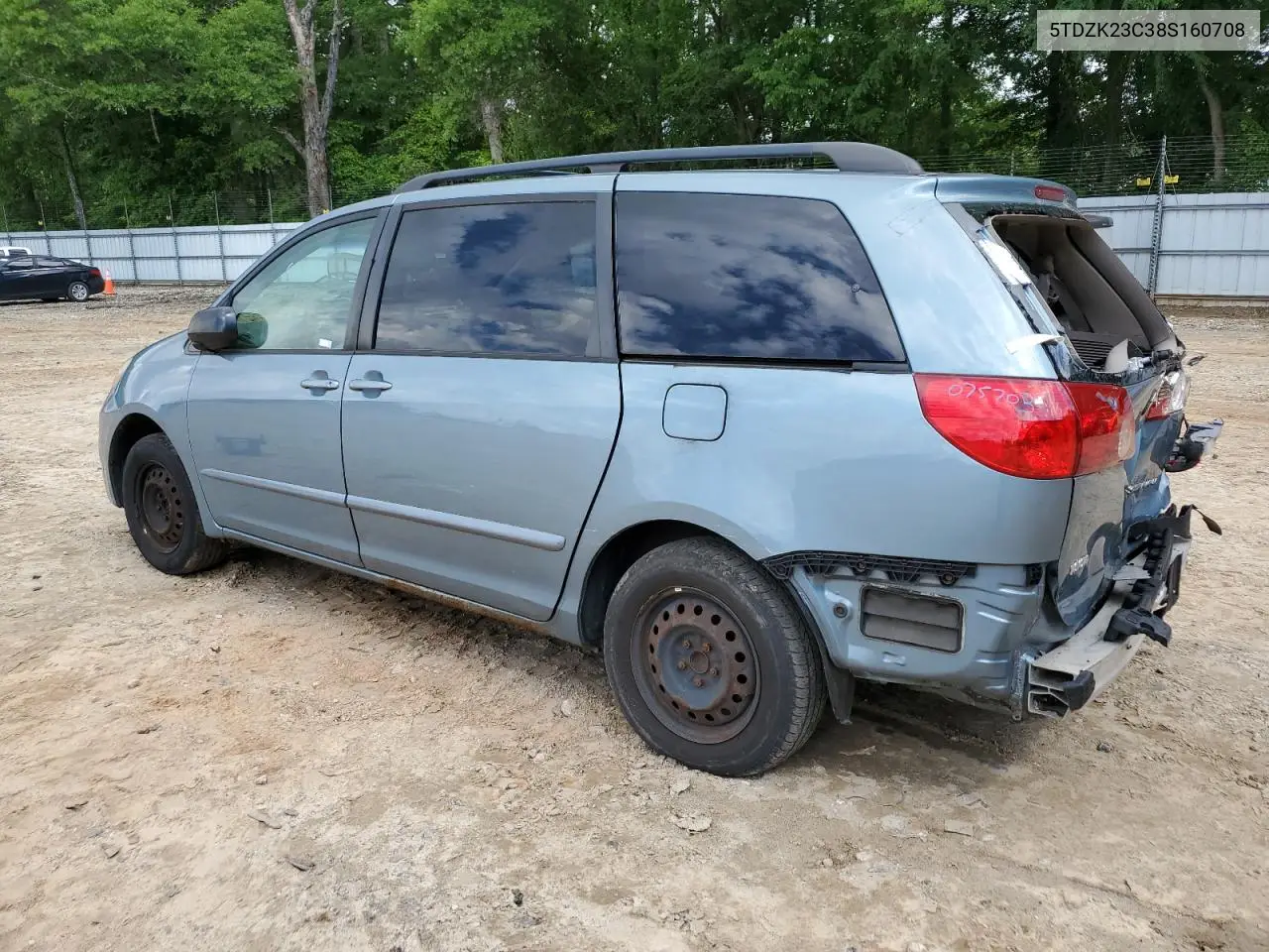 2008 Toyota Sienna Ce VIN: 5TDZK23C38S160708 Lot: 56473435