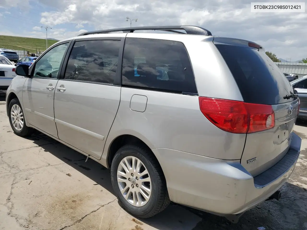 2008 Toyota Sienna Le VIN: 5TDBK23C98S012421 Lot: 57151705