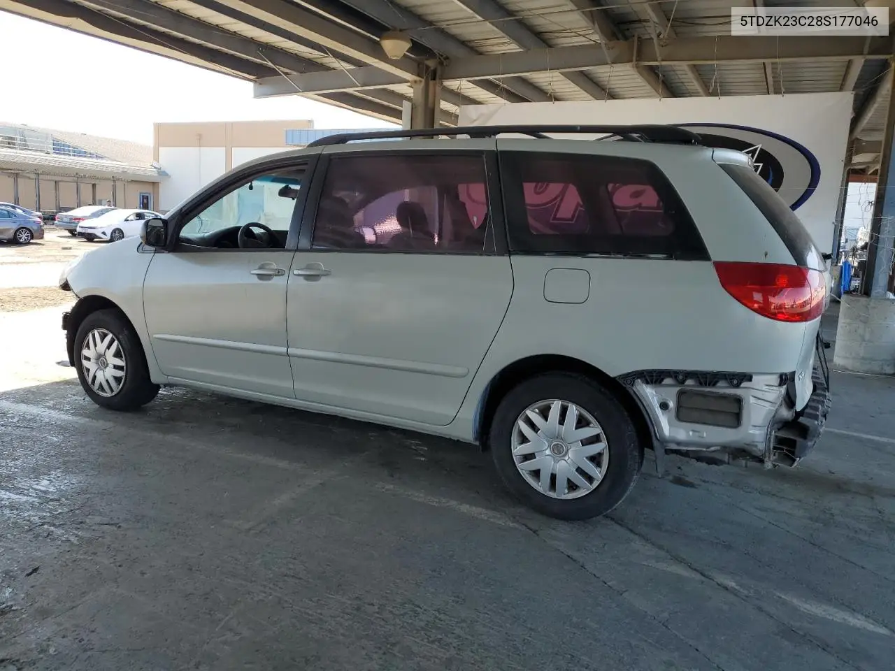 2008 Toyota Sienna Ce VIN: 5TDZK23C28S177046 Lot: 63022025