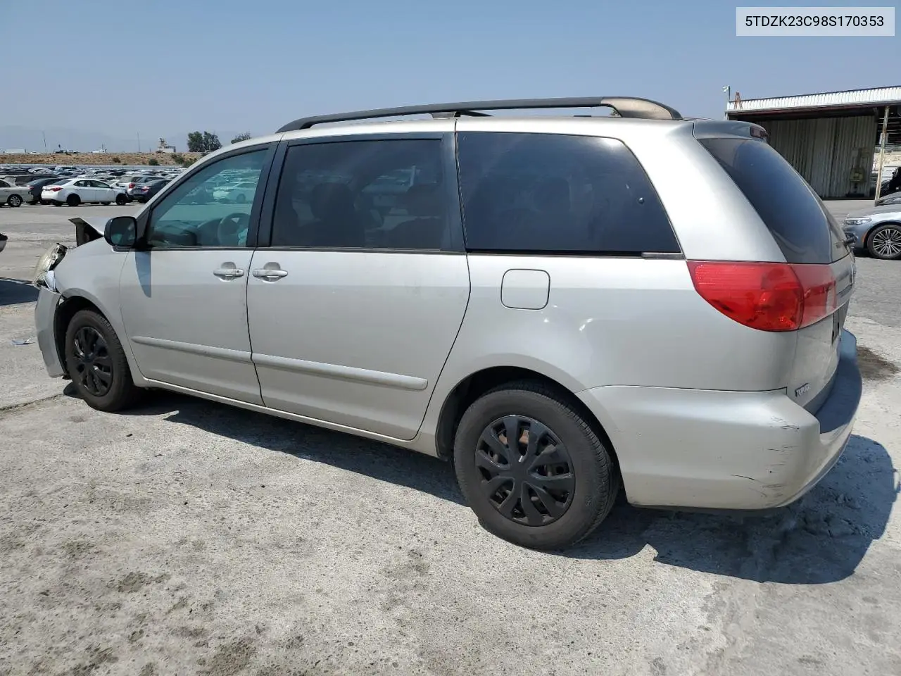 2008 Toyota Sienna Ce VIN: 5TDZK23C98S170353 Lot: 63862985
