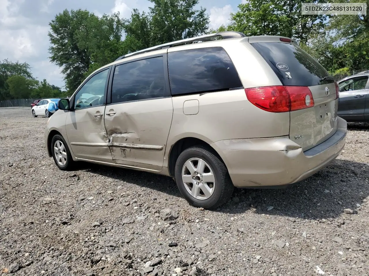 2008 Toyota Sienna Ce VIN: 5TDZK23C48S131220 Lot: 64522745