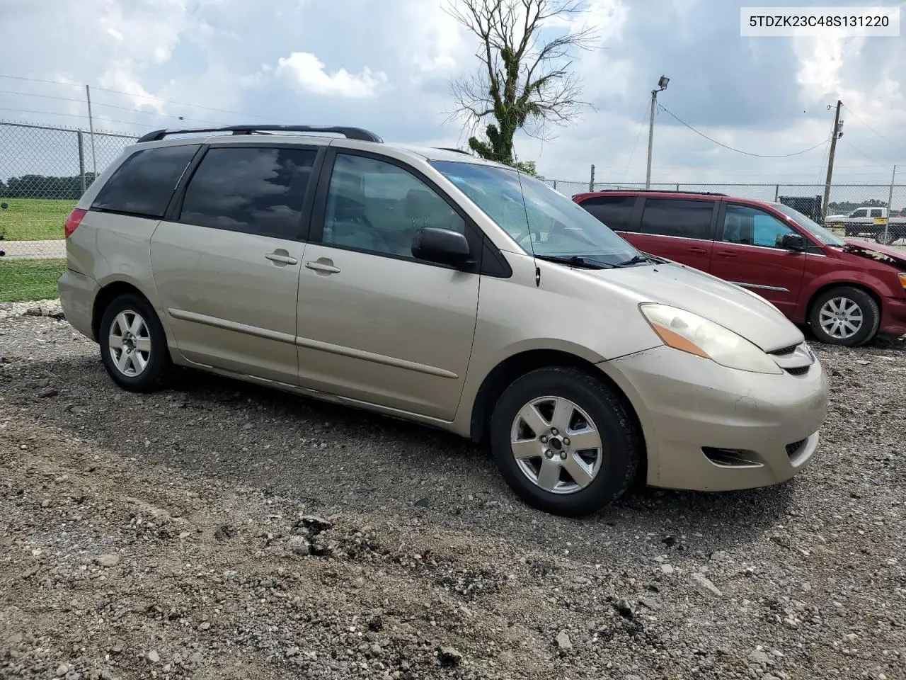 2008 Toyota Sienna Ce VIN: 5TDZK23C48S131220 Lot: 64522745