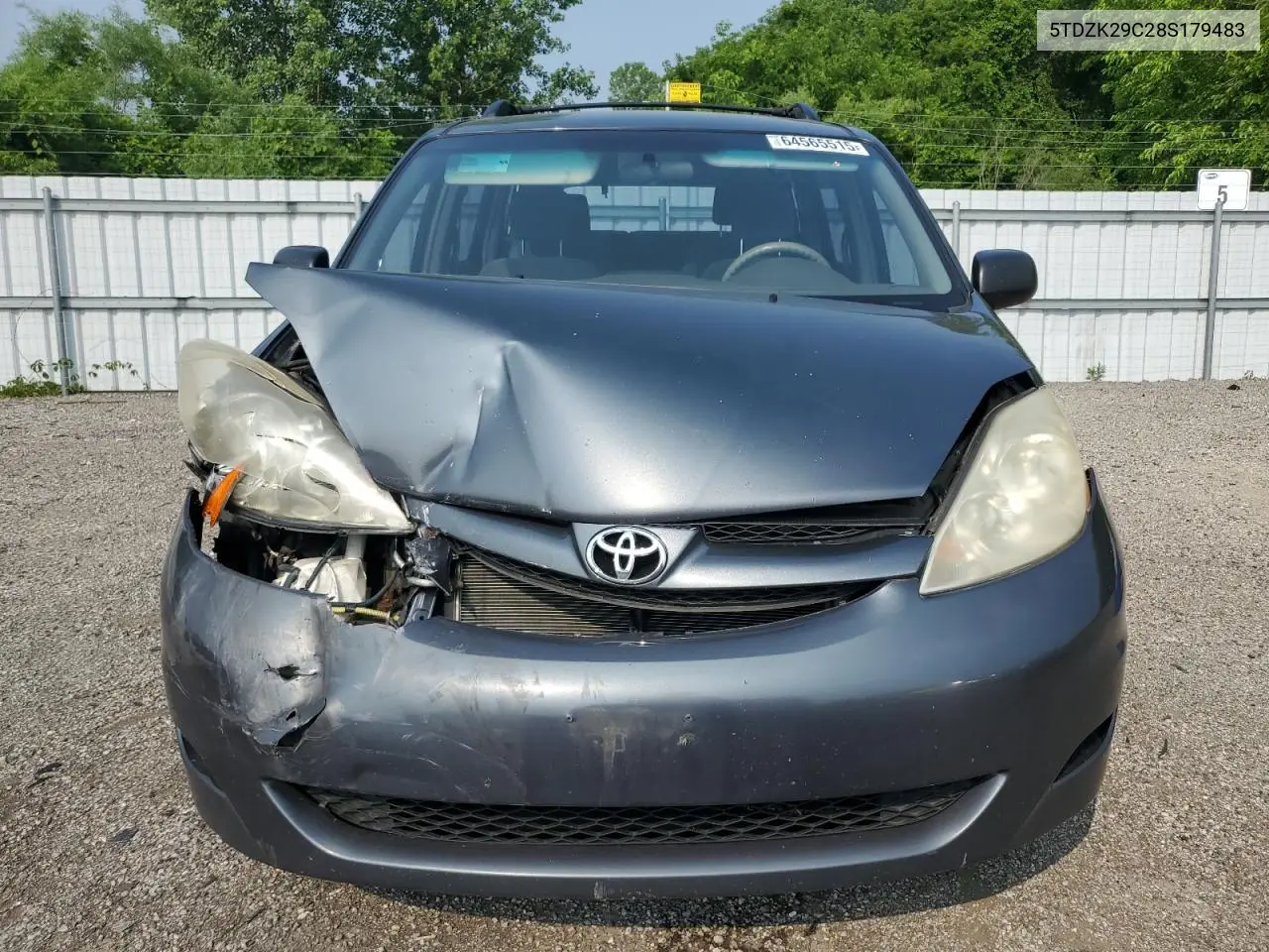 2008 Toyota Sienna Ce VIN: 5TDZK29C28S179483 Lot: 64565515