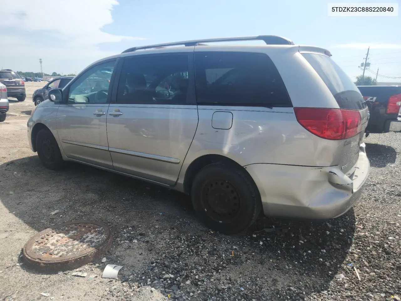 2008 Toyota Sienna Ce VIN: 5TDZK23C88S220840 Lot: 64753195