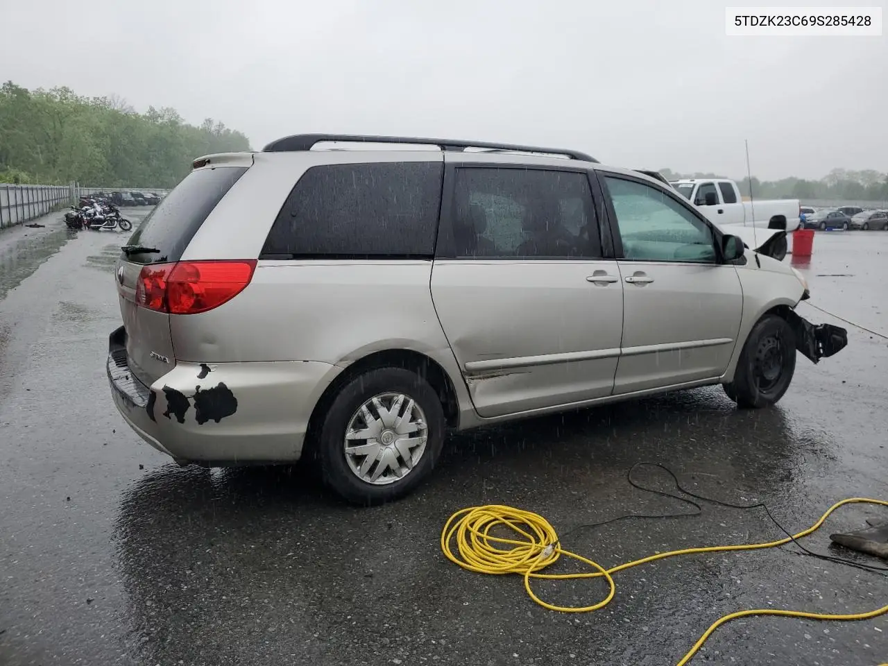 2009 Toyota Sienna Ce VIN: 5TDZK23C69S285428 Lot: 56433155