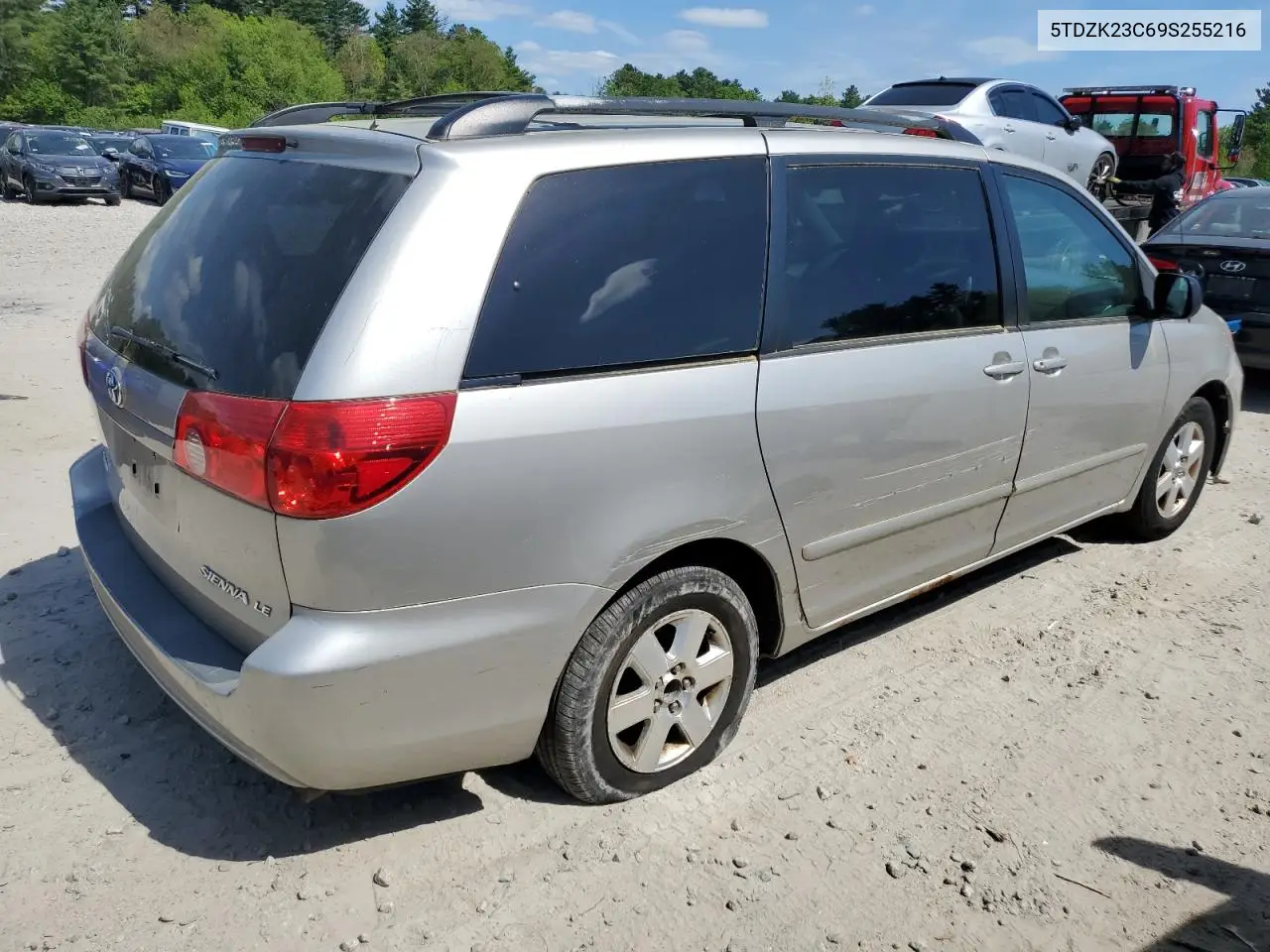 2009 Toyota Sienna Ce VIN: 5TDZK23C69S255216 Lot: 56924235