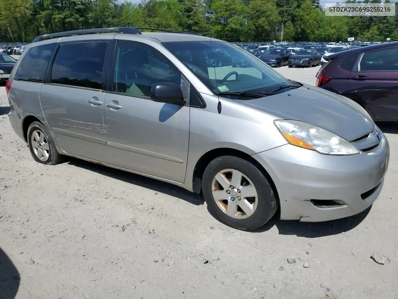 2009 Toyota Sienna Ce VIN: 5TDZK23C69S255216 Lot: 56924235