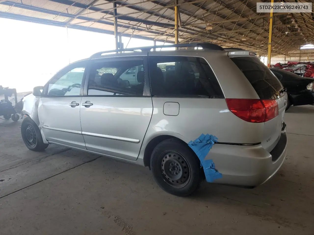 2009 Toyota Sienna Ce VIN: 5TDZK23CX9S249743 Lot: 57275055