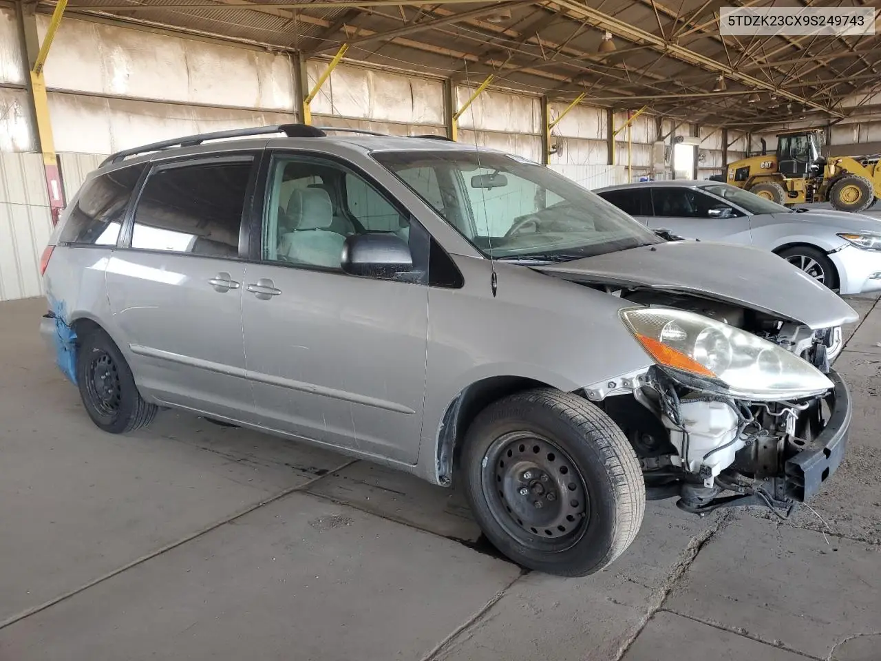 2009 Toyota Sienna Ce VIN: 5TDZK23CX9S249743 Lot: 57275055