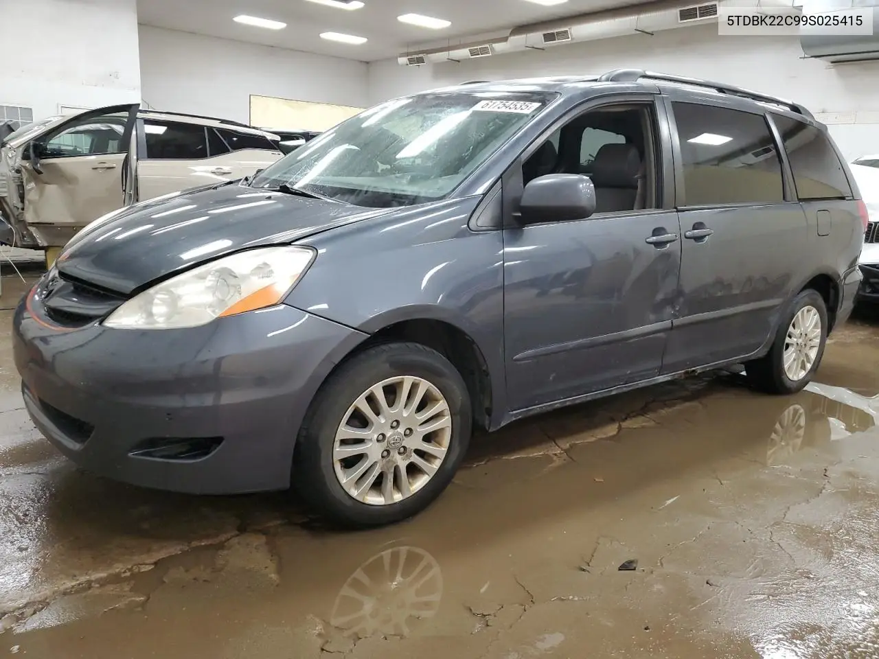 2009 Toyota Sienna Xle VIN: 5TDBK22C99S025415 Lot: 61754535