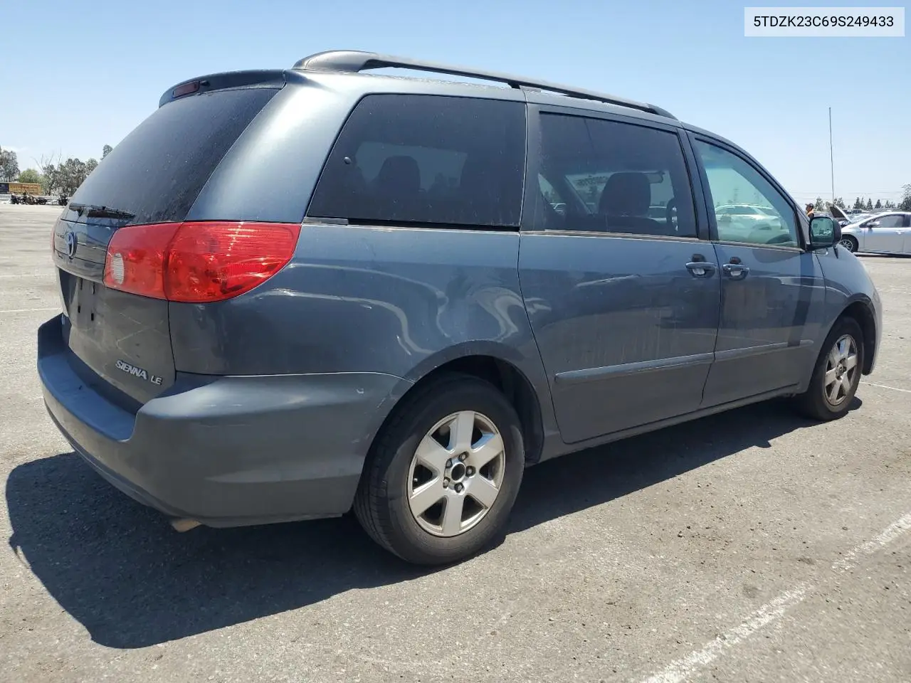 2009 Toyota Sienna Ce VIN: 5TDZK23C69S249433 Lot: 62905315