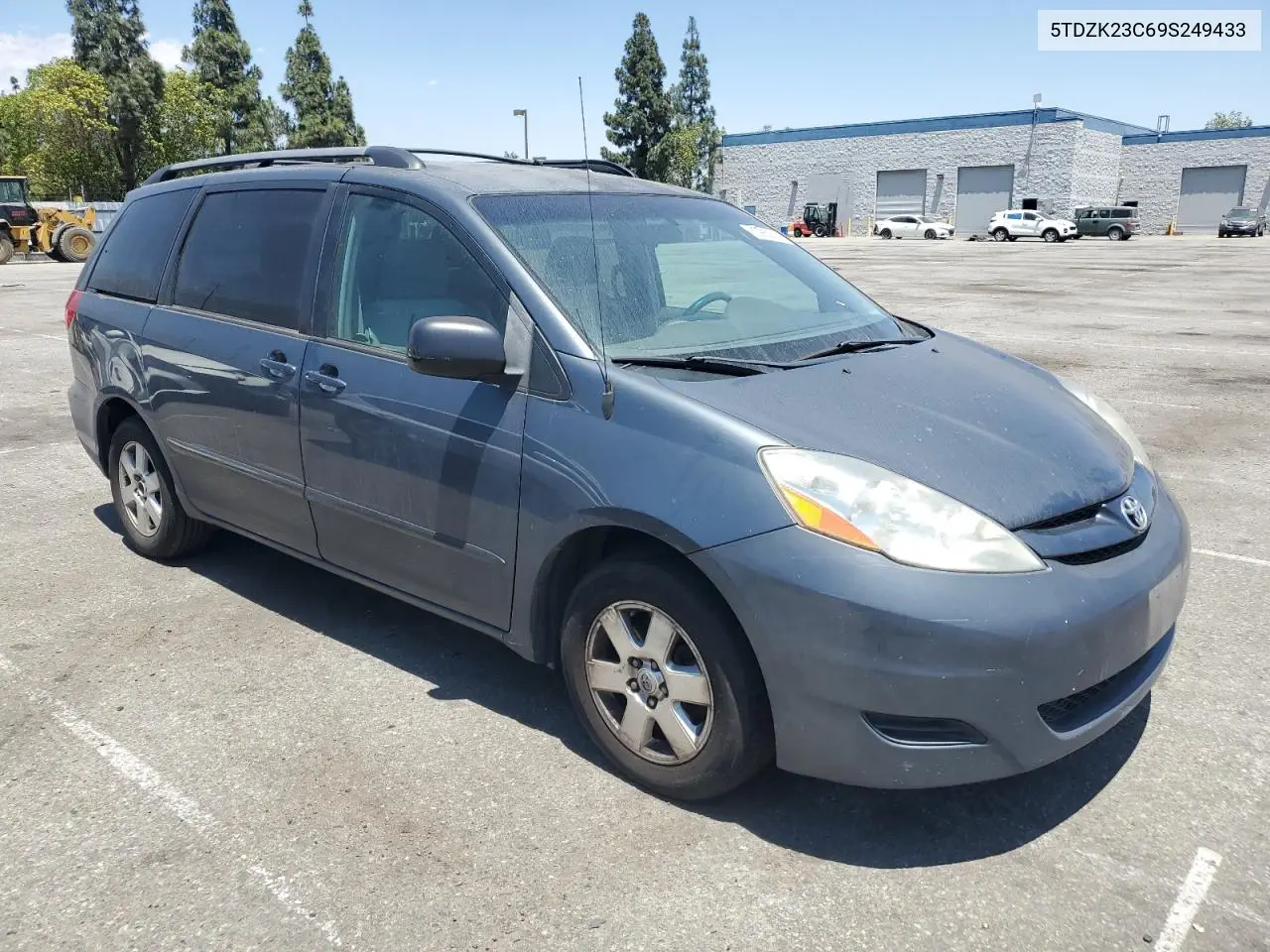 2009 Toyota Sienna Ce VIN: 5TDZK23C69S249433 Lot: 62905315