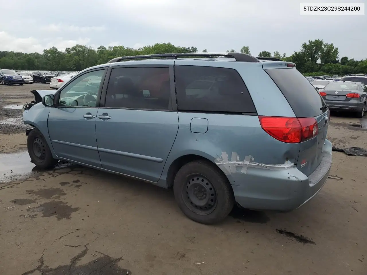 2009 Toyota Sienna Ce VIN: 5TDZK23C29S244200 Lot: 63157875