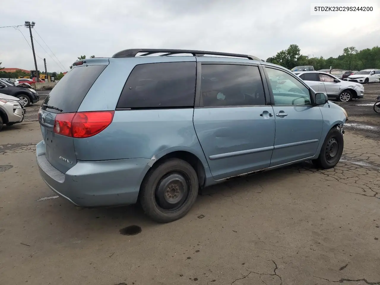 2009 Toyota Sienna Ce VIN: 5TDZK23C29S244200 Lot: 63157875