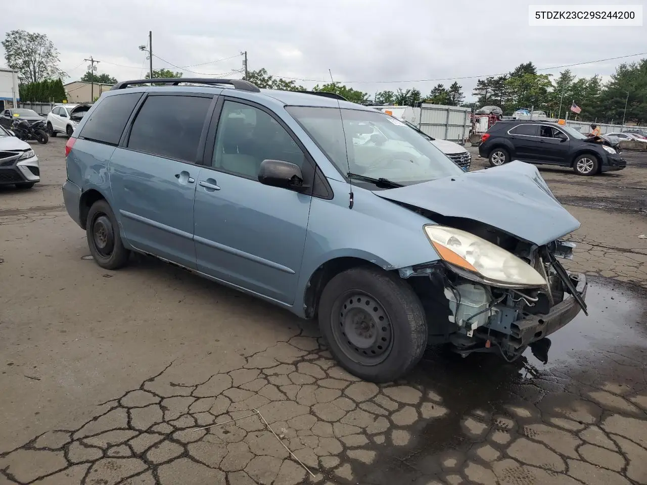2009 Toyota Sienna Ce VIN: 5TDZK23C29S244200 Lot: 63157875