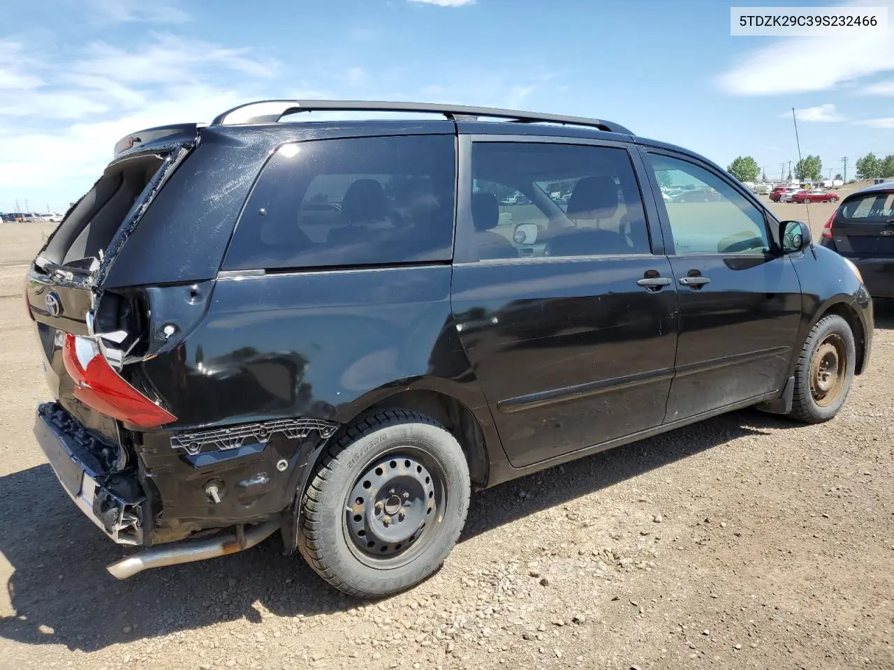 2009 Toyota Sienna Ce VIN: 5TDZK29C39S232466 Lot: 63228965