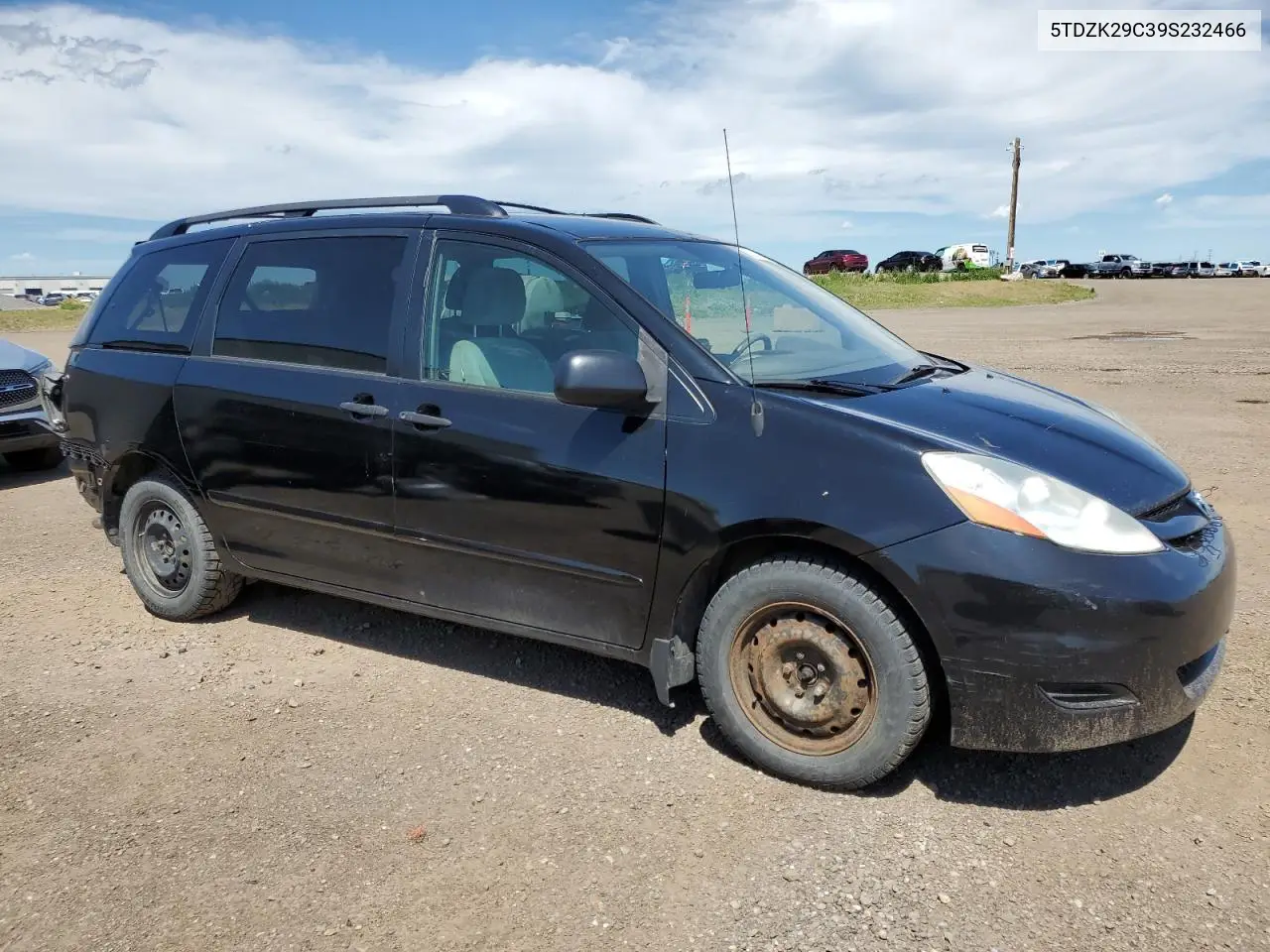 2009 Toyota Sienna Ce VIN: 5TDZK29C39S232466 Lot: 63228965