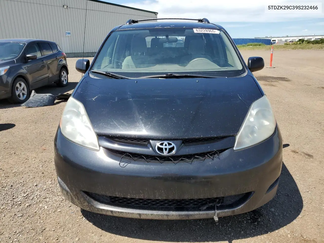 2009 Toyota Sienna Ce VIN: 5TDZK29C39S232466 Lot: 63228965