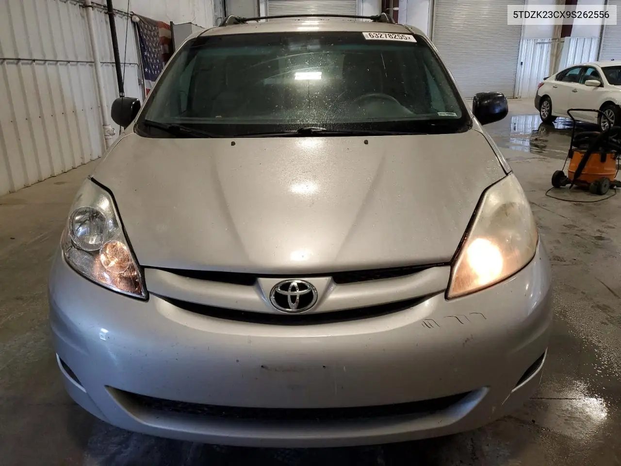 2009 Toyota Sienna Ce VIN: 5TDZK23CX9S262556 Lot: 63278255