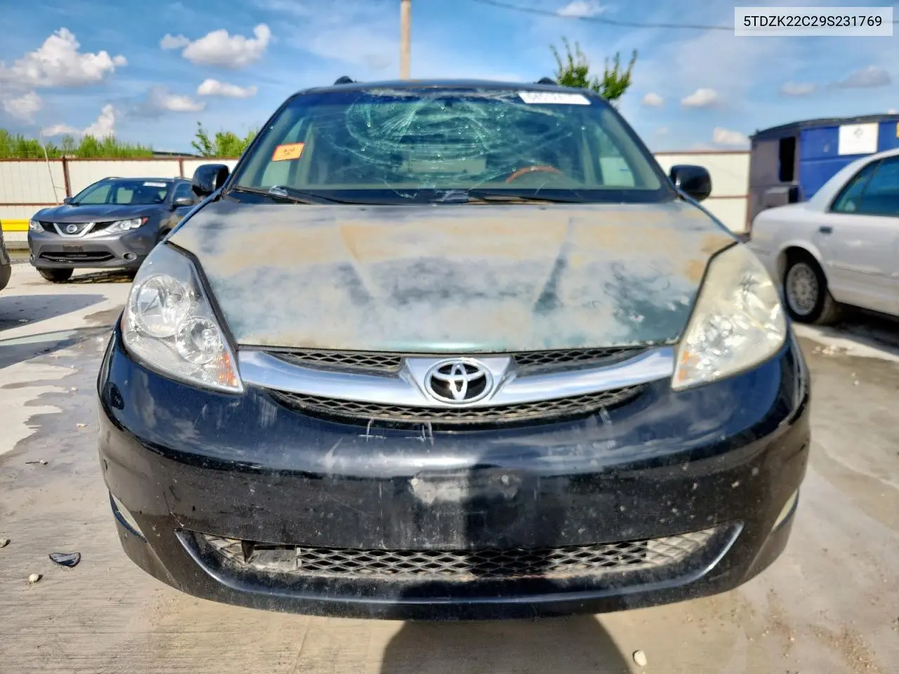2009 Toyota Sienna Xle VIN: 5TDZK22C29S231769 Lot: 64512415