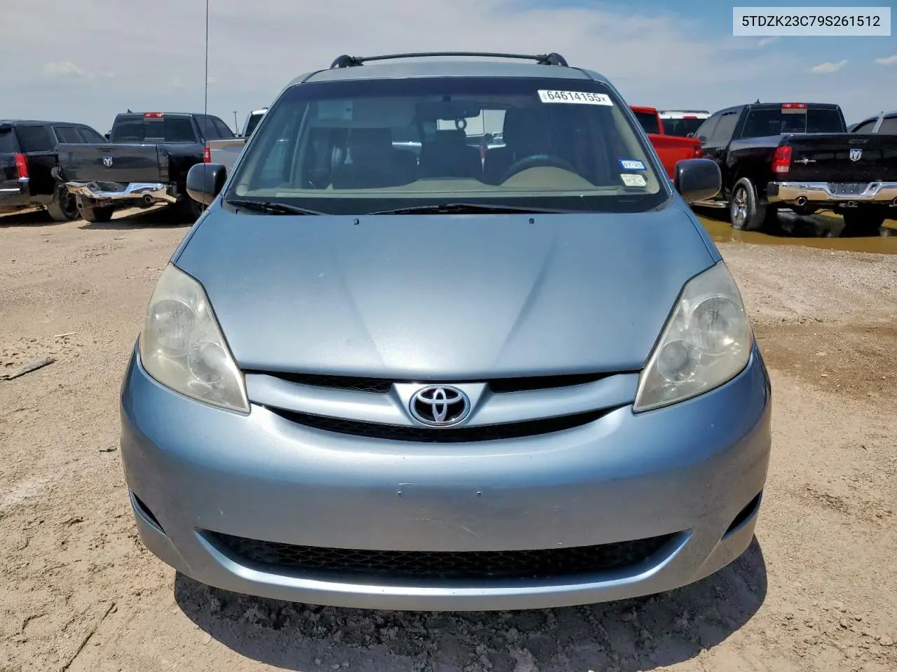 2009 Toyota Sienna Ce VIN: 5TDZK23C79S261512 Lot: 64614155