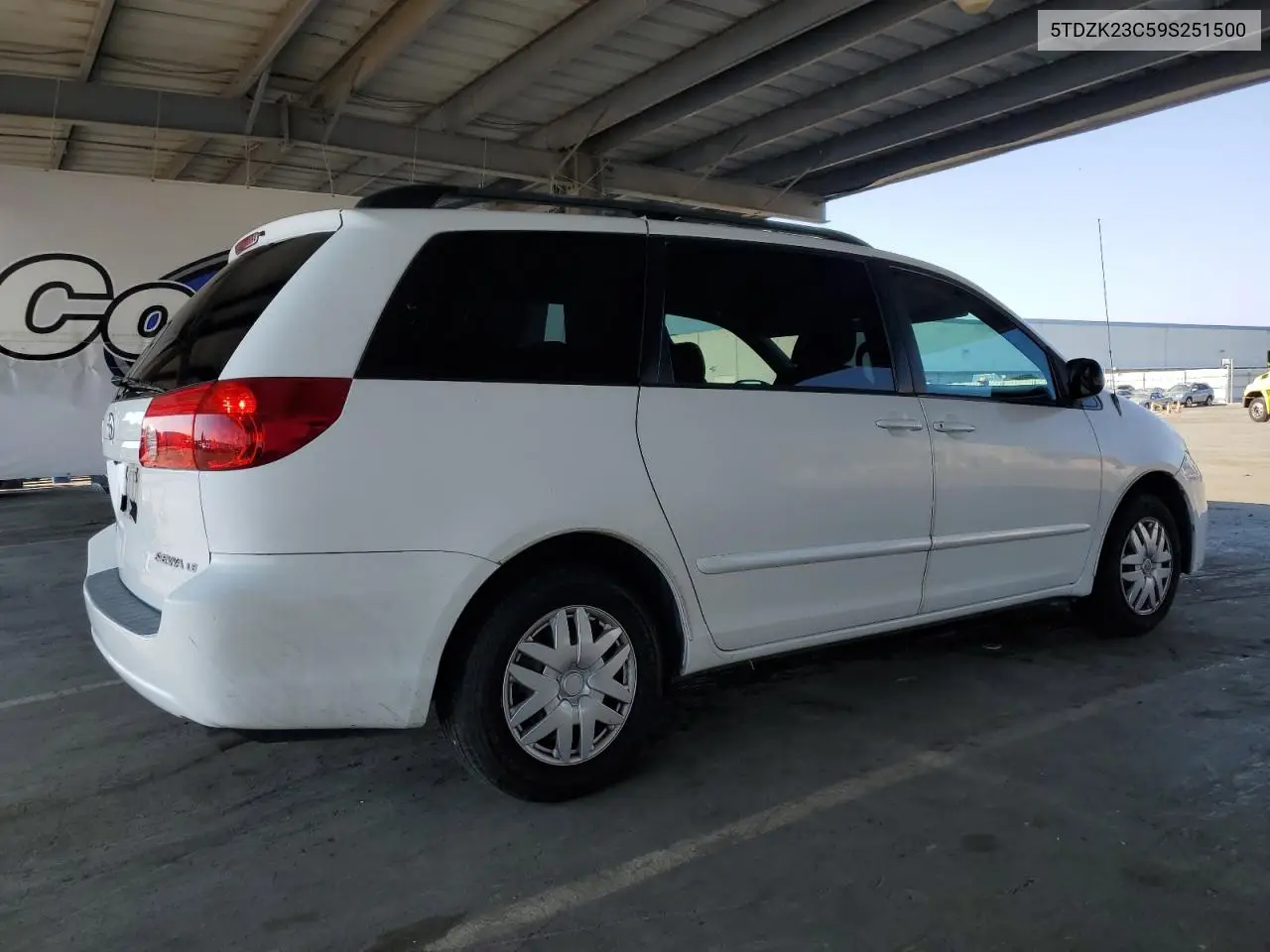 2009 Toyota Sienna Ce VIN: 5TDZK23C59S251500 Lot: 64794485