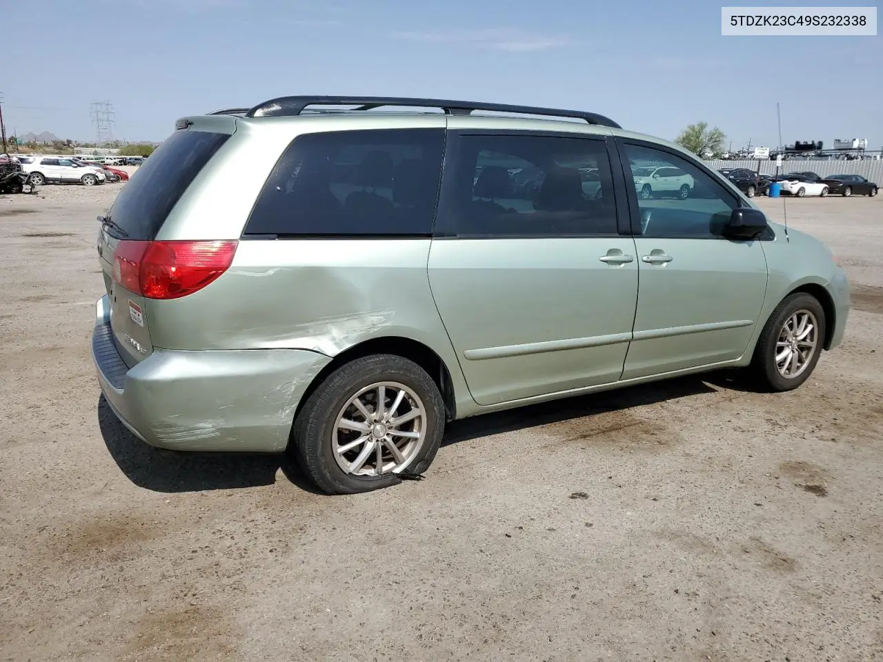 2009 Toyota Sienna Ce VIN: 5TDZK23C49S232338 Lot: 64897155