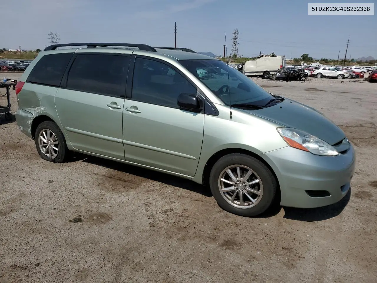 2009 Toyota Sienna Ce VIN: 5TDZK23C49S232338 Lot: 64897155