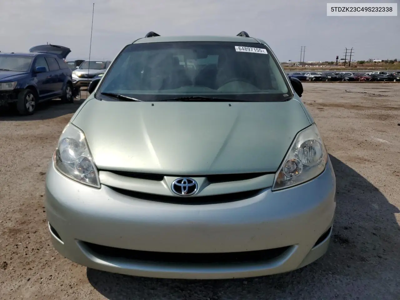 2009 Toyota Sienna Ce VIN: 5TDZK23C49S232338 Lot: 64897155