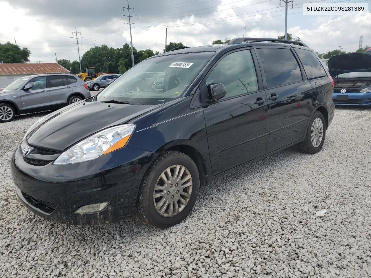 2009 Toyota Sienna Xle VIN: 5TDZK22C09S281389 Lot: 64900785