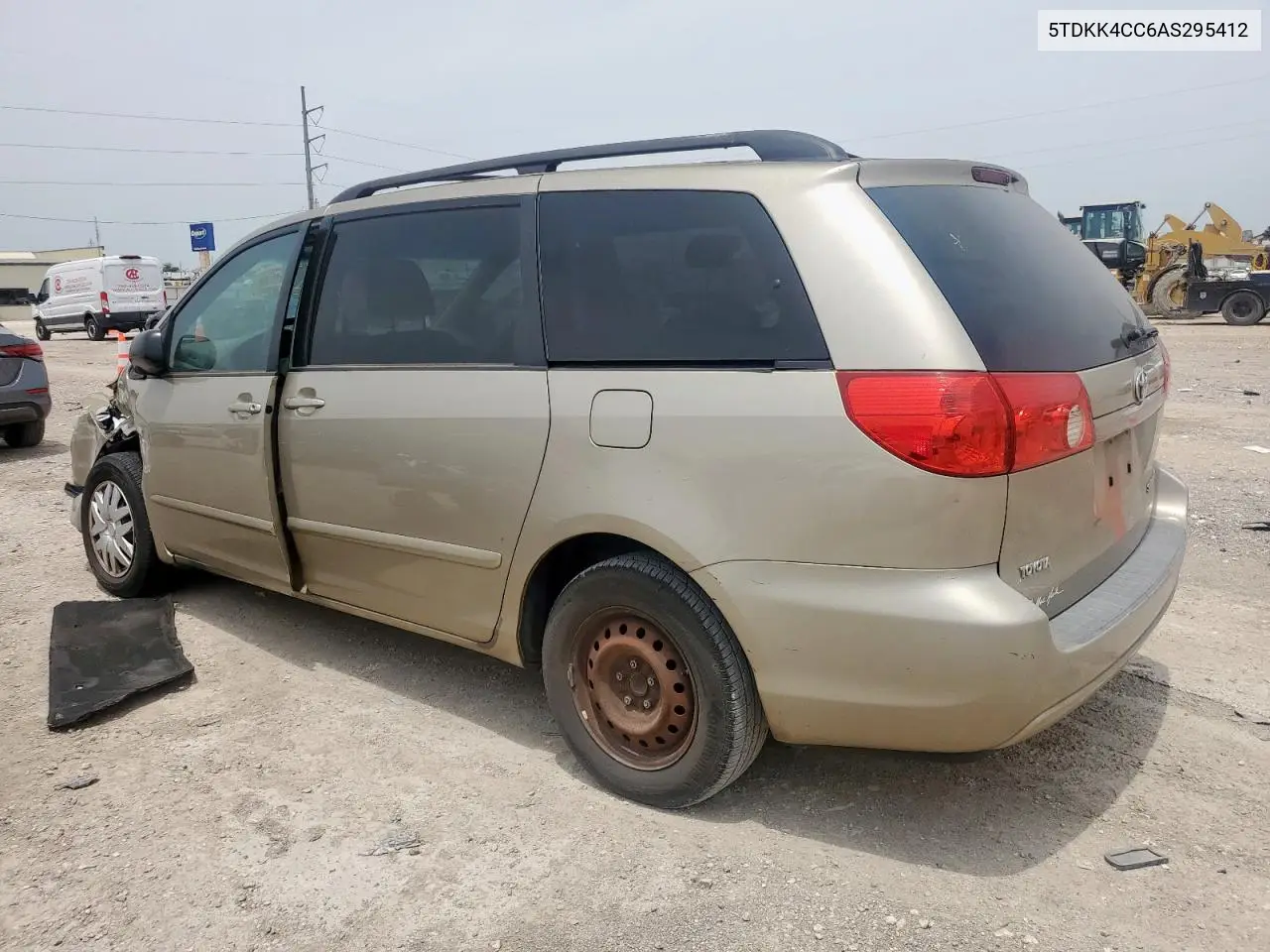 2010 Toyota Sienna Ce VIN: 5TDKK4CC6AS295412 Lot: 56913255