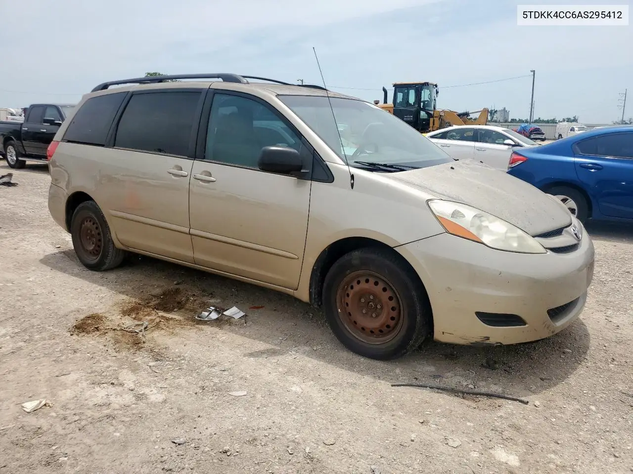 2010 Toyota Sienna Ce VIN: 5TDKK4CC6AS295412 Lot: 56913255