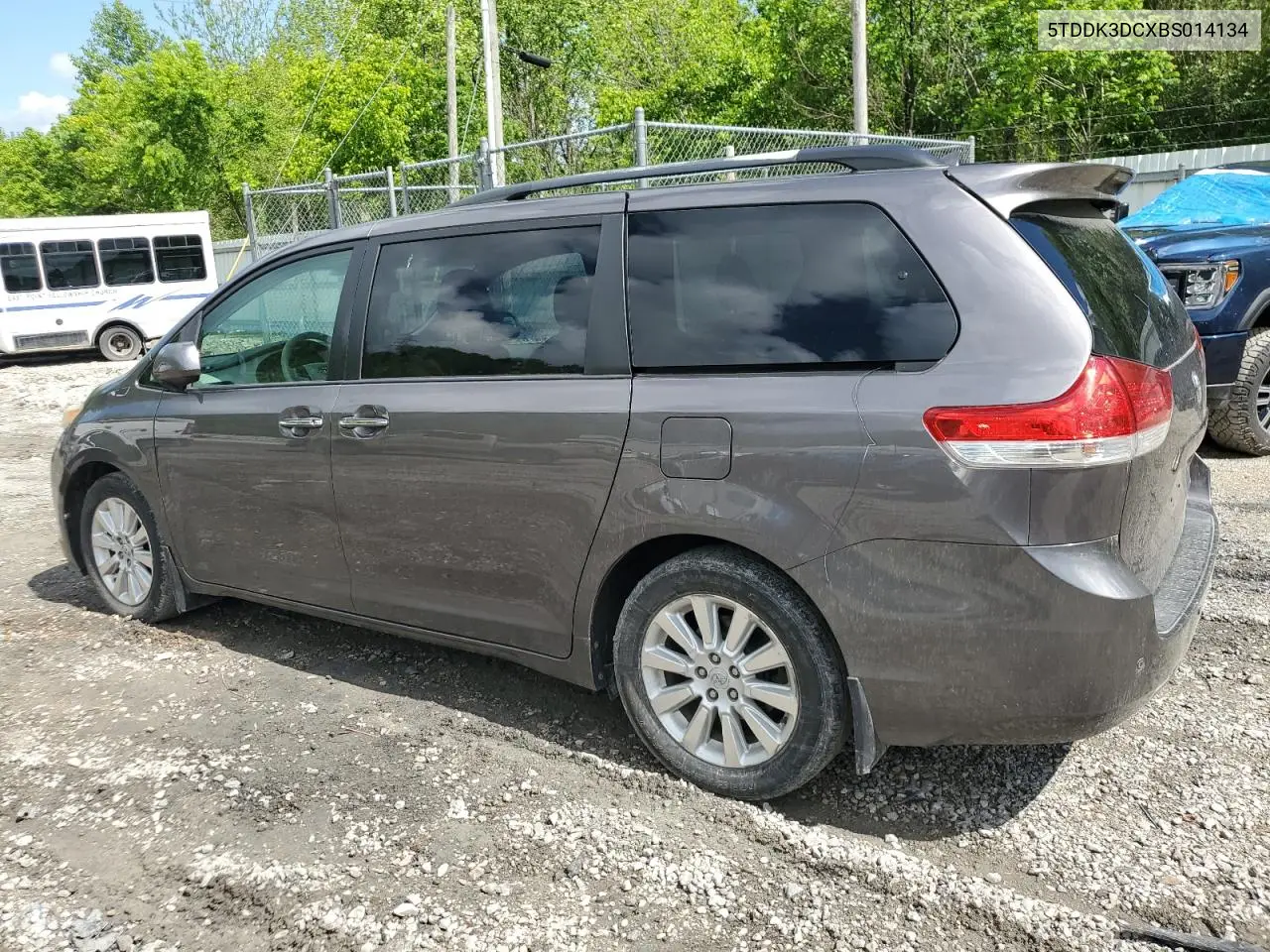 2011 Toyota Sienna Xle VIN: 5TDDK3DCXBS014134 Lot: 55124725