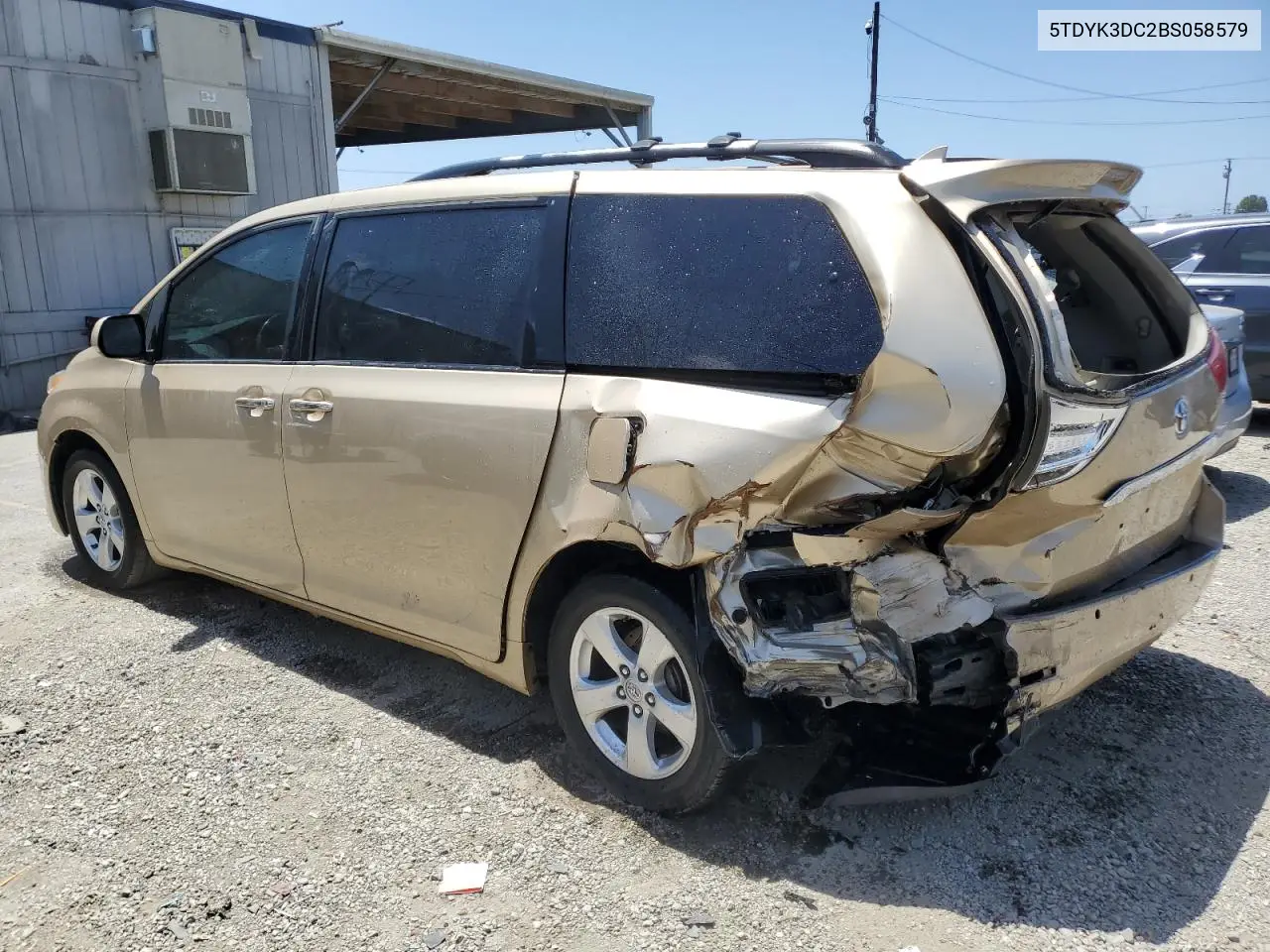 2011 Toyota Sienna Xle VIN: 5TDYK3DC2BS058579 Lot: 56764015