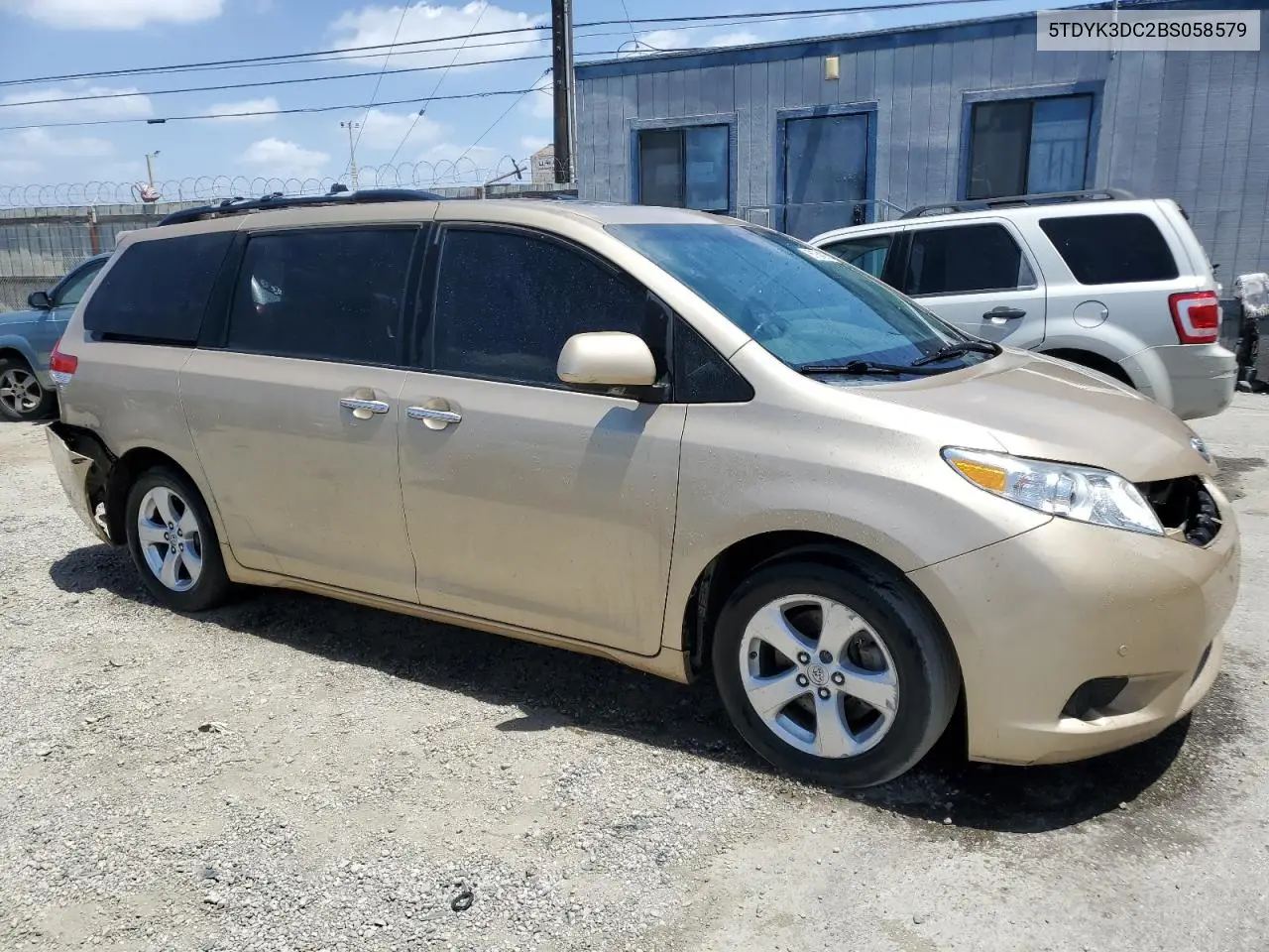 2011 Toyota Sienna Xle VIN: 5TDYK3DC2BS058579 Lot: 56764015