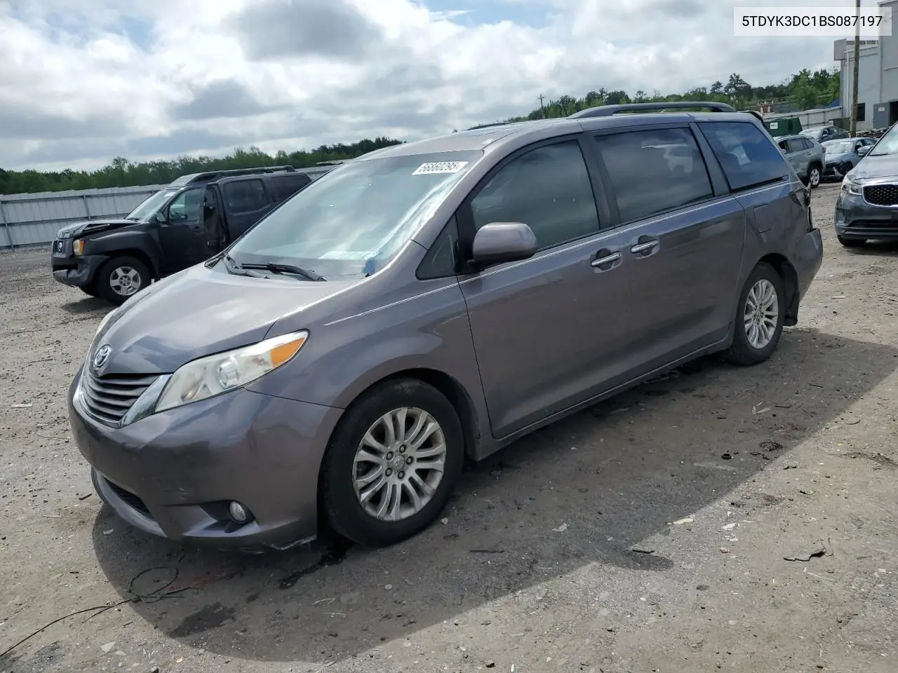 2011 Toyota Sienna Xle VIN: 5TDYK3DC1BS087197 Lot: 56860295