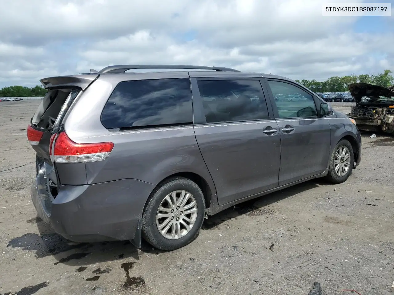 2011 Toyota Sienna Xle VIN: 5TDYK3DC1BS087197 Lot: 56860295