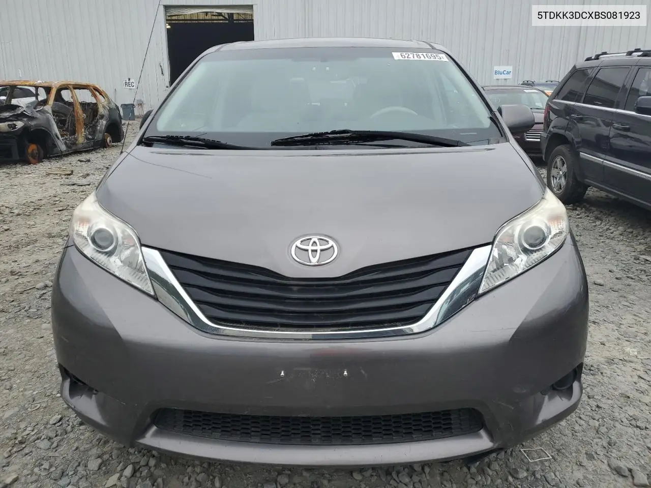 2011 Toyota Sienna Le VIN: 5TDKK3DCXBS081923 Lot: 62781695