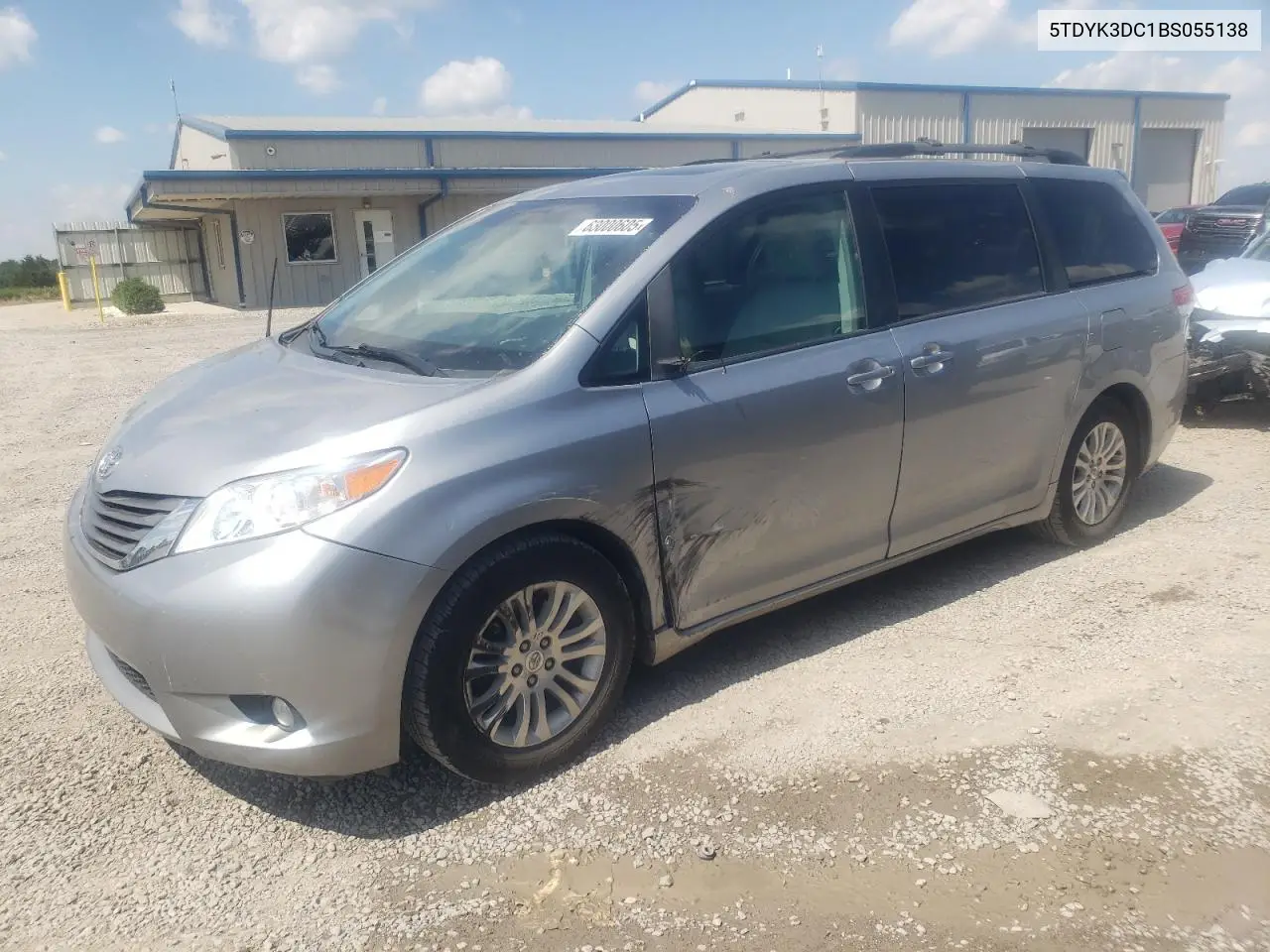 2011 Toyota Sienna Xle VIN: 5TDYK3DC1BS055138 Lot: 63000605