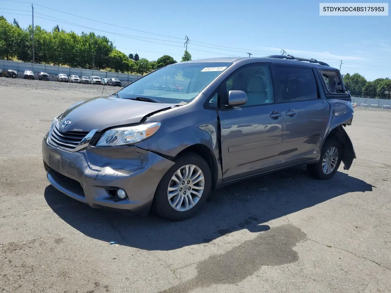 2011 Toyota Sienna Xle VIN: 5TDYK3DC4BS175953 Lot: 63237765