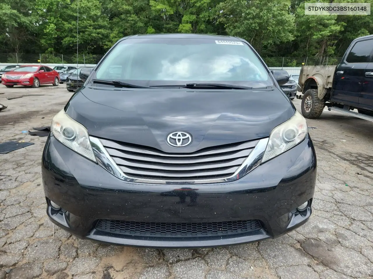 2011 Toyota Sienna Xle VIN: 5TDYK3DC3BS160148 Lot: 64949525