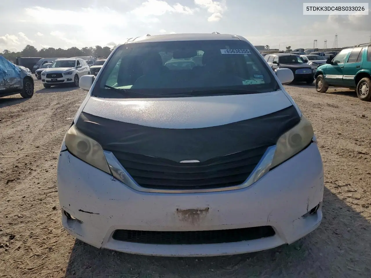 2011 Toyota Sienna Le VIN: 5TDKK3DC4BS033026 Lot: 65638355