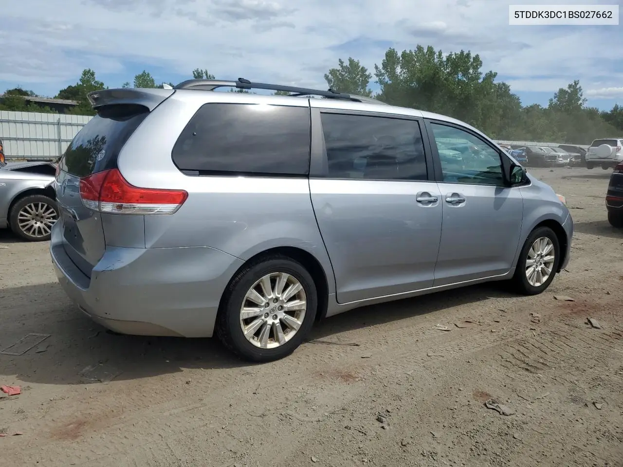 2011 Toyota Sienna Xle VIN: 5TDDK3DC1BS027662 Lot: 65831915