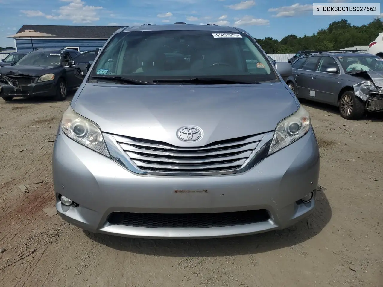 2011 Toyota Sienna Xle VIN: 5TDDK3DC1BS027662 Lot: 65831915