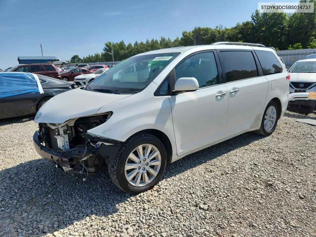 2011 Toyota Sienna Xle VIN: 5TDYK3DC5BS014737 Lot: 65889445