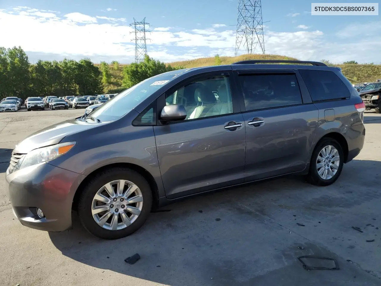 2011 Toyota Sienna Xle VIN: 5TDDK3DC5BS007365 Lot: 66169155