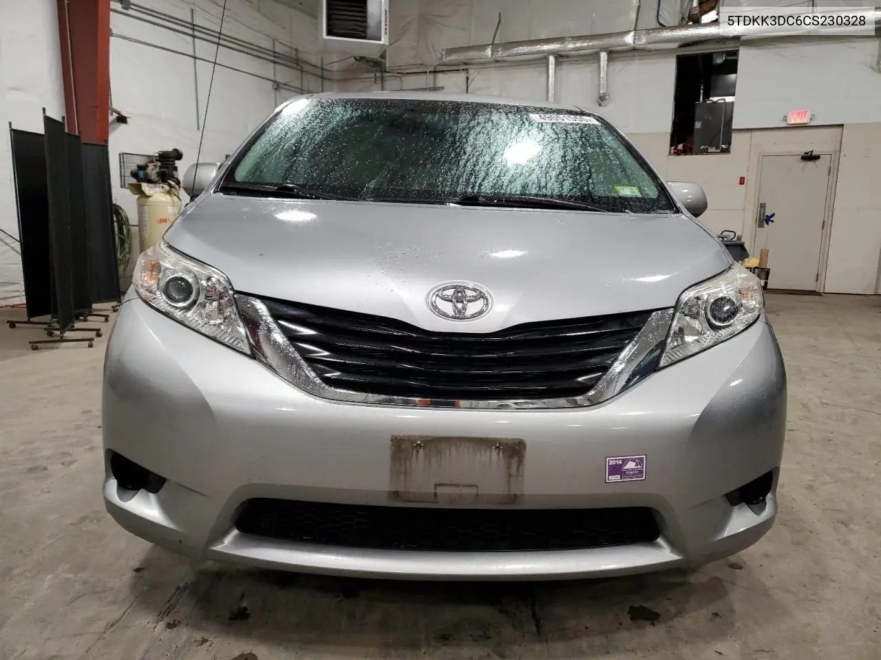 2012 Toyota Sienna Le VIN: 5TDKK3DC6CS230328 Lot: 49051555