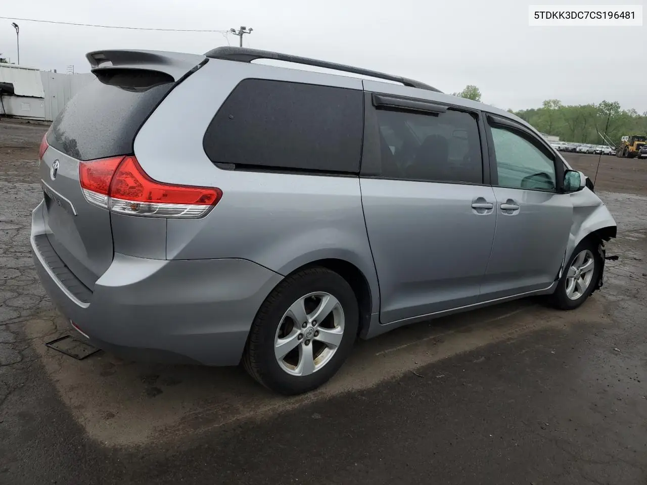 2012 Toyota Sienna Le VIN: 5TDKK3DC7CS196481 Lot: 56852995