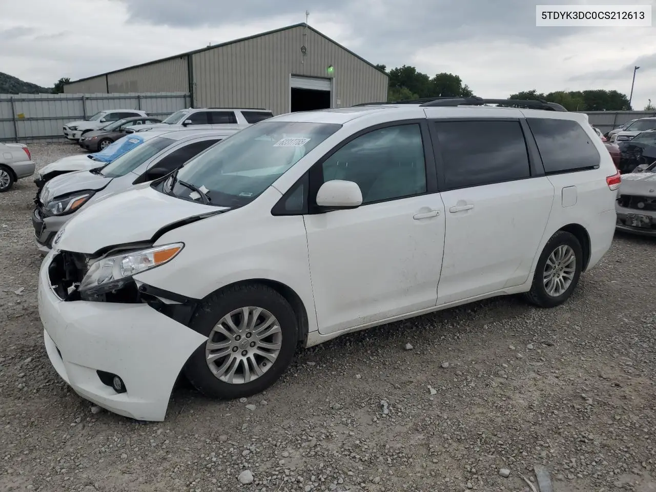 2012 Toyota Sienna Xle VIN: 5TDYK3DC0CS212613 Lot: 62317765